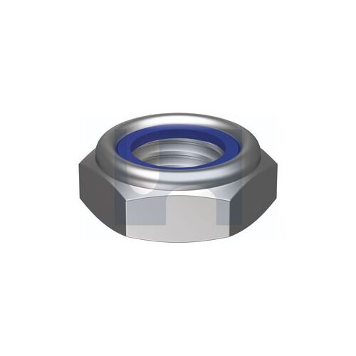 Stainless Grade 304 Thin Type Nyloc Nut 1/4UNC