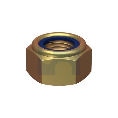 Zinc Yellow Din 985 Nyloc Nut M36-3.00