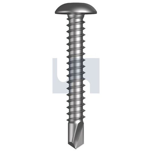 Bimetal- Grade 304 Metal Pan Square SDS 12-14X38